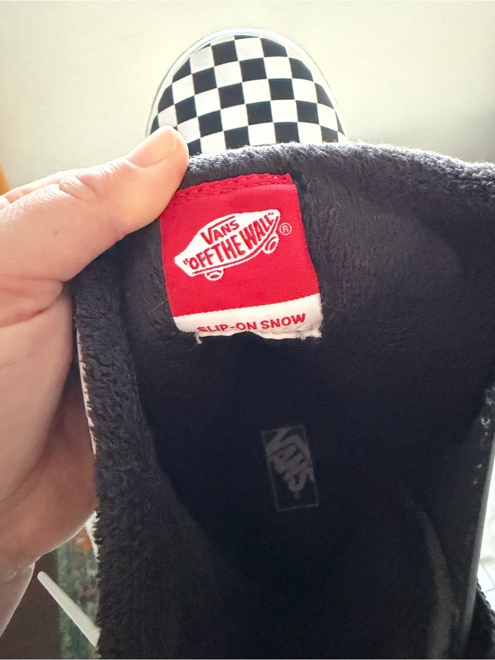 Vans Vansguard Slip-On Snow Boot with Classic Checkered Pattern M6/W7.5 - Picture 4 of 9